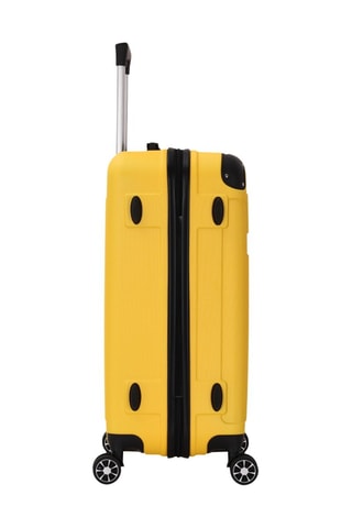 Mala média Voyager (M) - 65 cm - Preto e amarelo