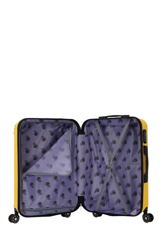 Mala média Voyager (M) - 65 cm - Preto e amarelo