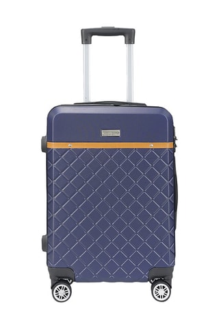 Conjunto de 3 malas Odeon (S/M/L) - 55/65/75 cm - Preto, azul, castanho e prateado