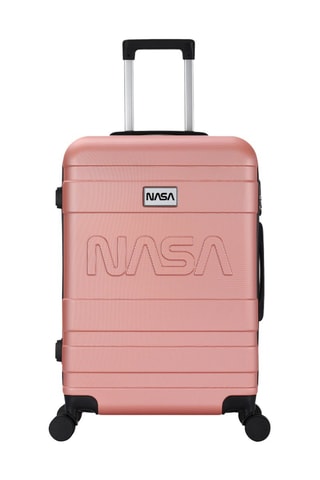 Mala cabine e mala de grande volume Nasa Endea (S/L) - 55/75 cm - Rosa