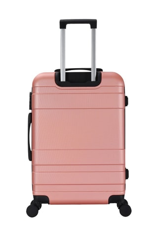 Mala cabine e mala de grande volume Nasa Endea (S/L) - 55/75 cm - Rosa