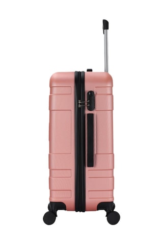 Mala cabine e mala de grande volume Nasa Endea (S/L) - 55/75 cm - Rosa