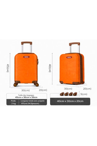 Mala cabine Staliner (S) - 40 cm - Laranja