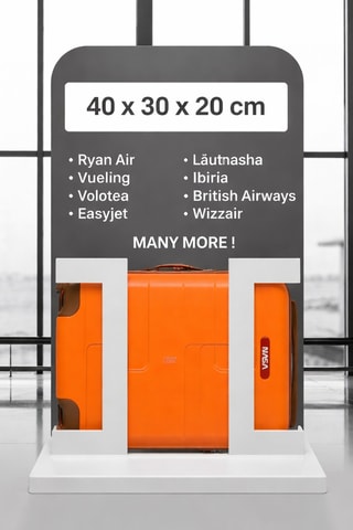 Mala cabine Staliner (S) - 40 cm - Laranja
