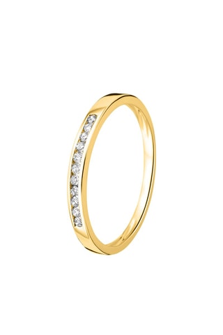 Anillo Oro amarillo y diamantes