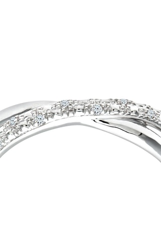 Anillo Oro blanco y diamantes