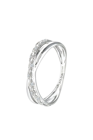 Anillo Oro blanco y diamantes