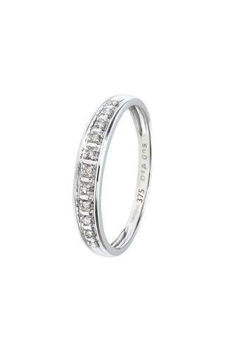Alianza Oro blanco y diamantes