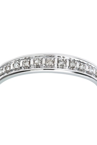 Alianza Oro blanco y diamantes