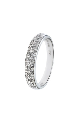 Alianza Oro blanco y diamantes