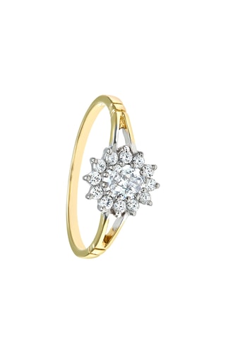 Anillo - Oro amarillo y oro blanco