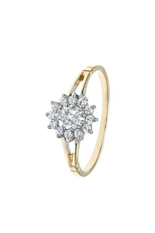 Anillo - Oro amarillo y oro blanco