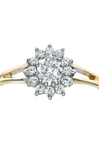 Anillo - Oro amarillo y oro blanco