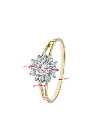 Anillo - Oro amarillo y oro blanco