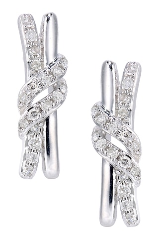 Pendientes - Oro blanco y diamantes