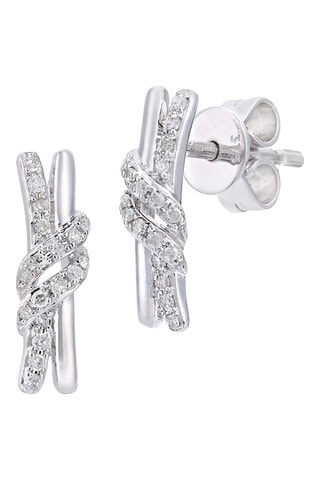 Pendientes - Oro blanco y diamantes