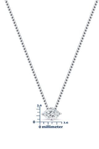 Collar - Oro blanco y diamante