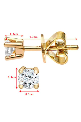 Dormilonas Oro amarillo y diamante