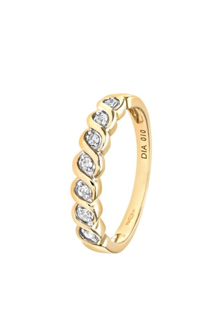 Alianza Oro amarillo y diamantes
