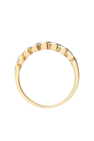 Alianza Oro amarillo y diamantes