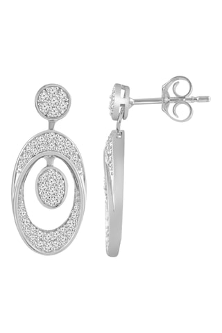 Pendientes - Oro blanco y diamantes