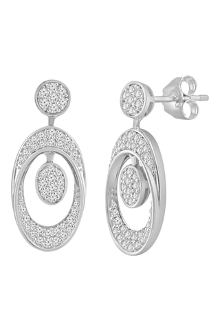 Pendientes - Oro blanco y diamantes