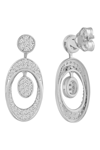 Pendientes - Oro blanco y diamantes
