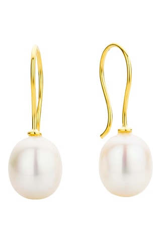 Pendientes - Oro amarillo y perlas cultivadas de agua dulce