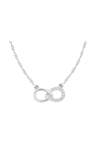Collar Oro blanco y diamantes
