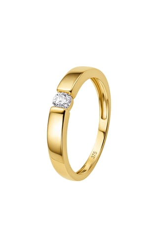 Anillo - Oro amarillo y diamante
