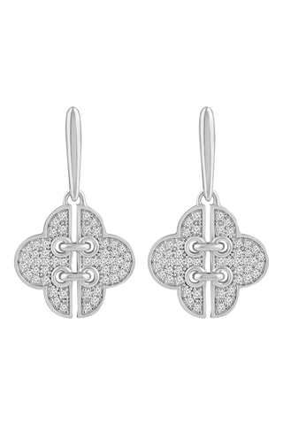 Pendientes - Oro blanco y diamantes