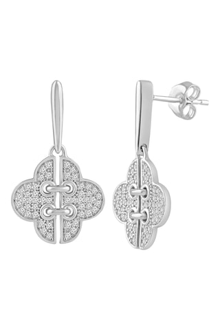 Pendientes - Oro blanco y diamantes