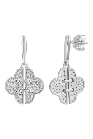 Pendientes - Oro blanco y diamantes