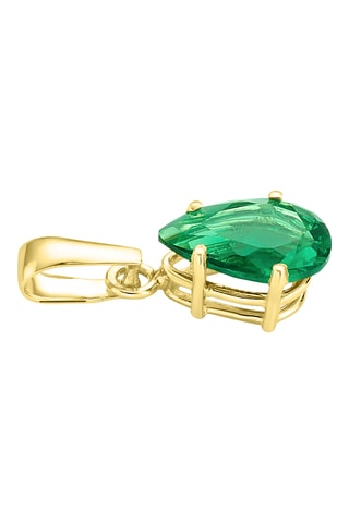 Collar - Oro amarillo y esmeralda