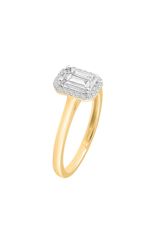 Anillo - Oro amarillo y diamantes