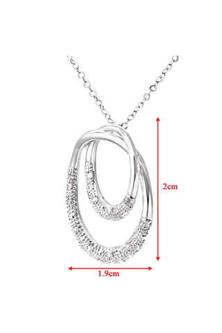 Collar Oro blanco y diamantes