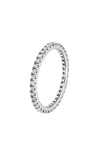 Alianza Oro blanco y diamantes