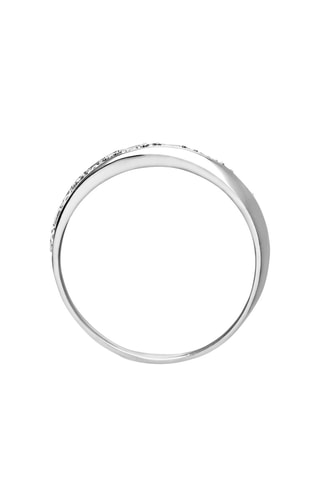 Alianza Oro blanco y diamantes