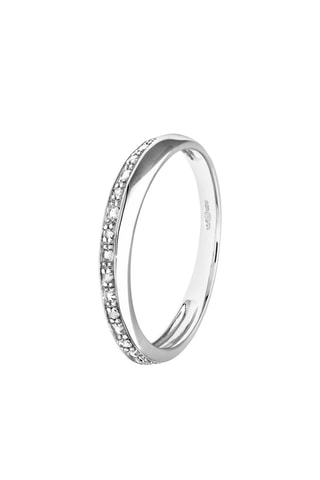 Alianza Oro blanco y diamantes