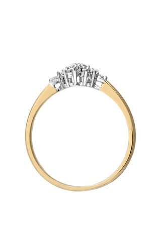 Anillo Oro amarillo y diamantes