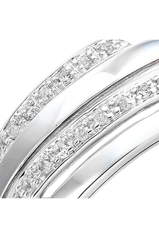 Anillo Oro blanco y diamantes