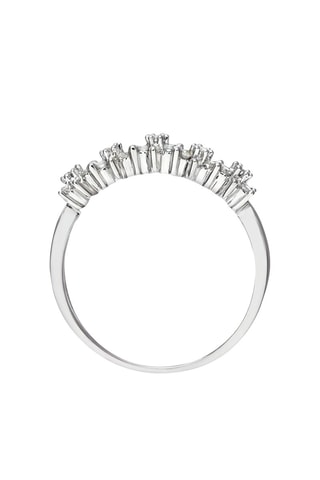 Anillo   Oro blanco y diamantes