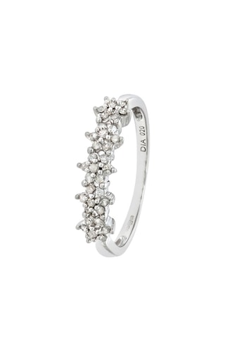 Anillo   Oro blanco y diamantes