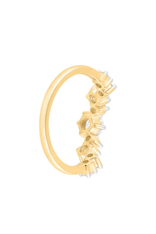 Anillo - Oro amarillo y diamantes