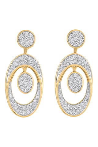 Pendientes - Oro amarillo y diamantes