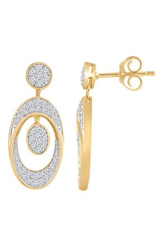 Pendientes - Oro amarillo y diamantes