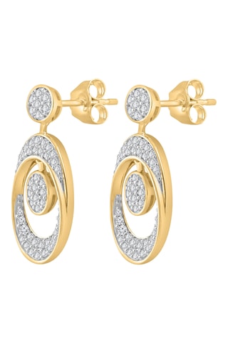 Pendientes - Oro amarillo y diamantes