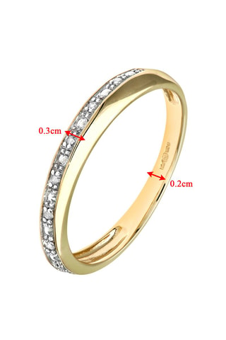 Alianza Oro amarillo y diamantes