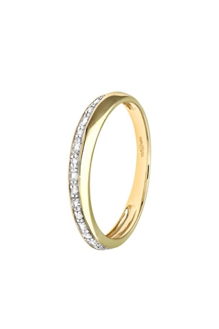 Alianza Oro amarillo y diamantes