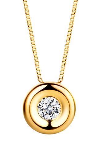 Collar  Oro amarillo y diamante